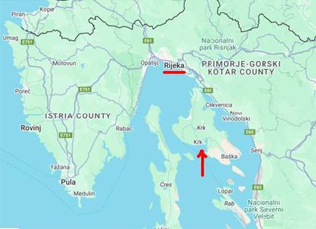 Island of Krk, Croatia